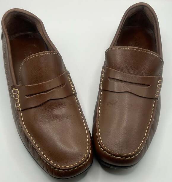 Florsheim Other - Florsheim Men's Brown Leather Penny Loafers Size 9